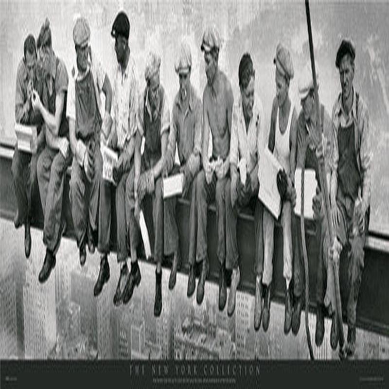 Rockefeller Center 1932 "Lunch on a Skyscraper" Poster (HUGE Oversized Edition) - GB Eye