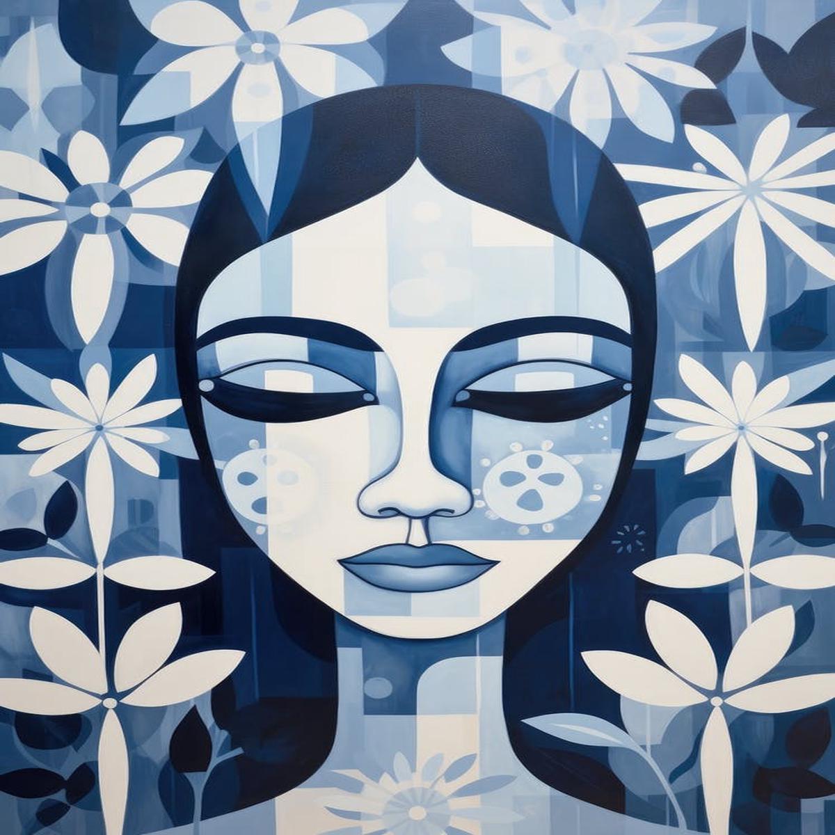 'Blue Flower' 1