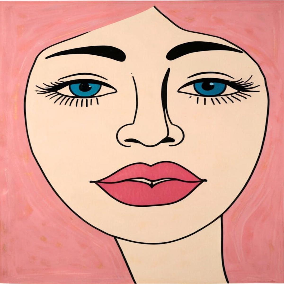 'A Woman With Pink Hair'