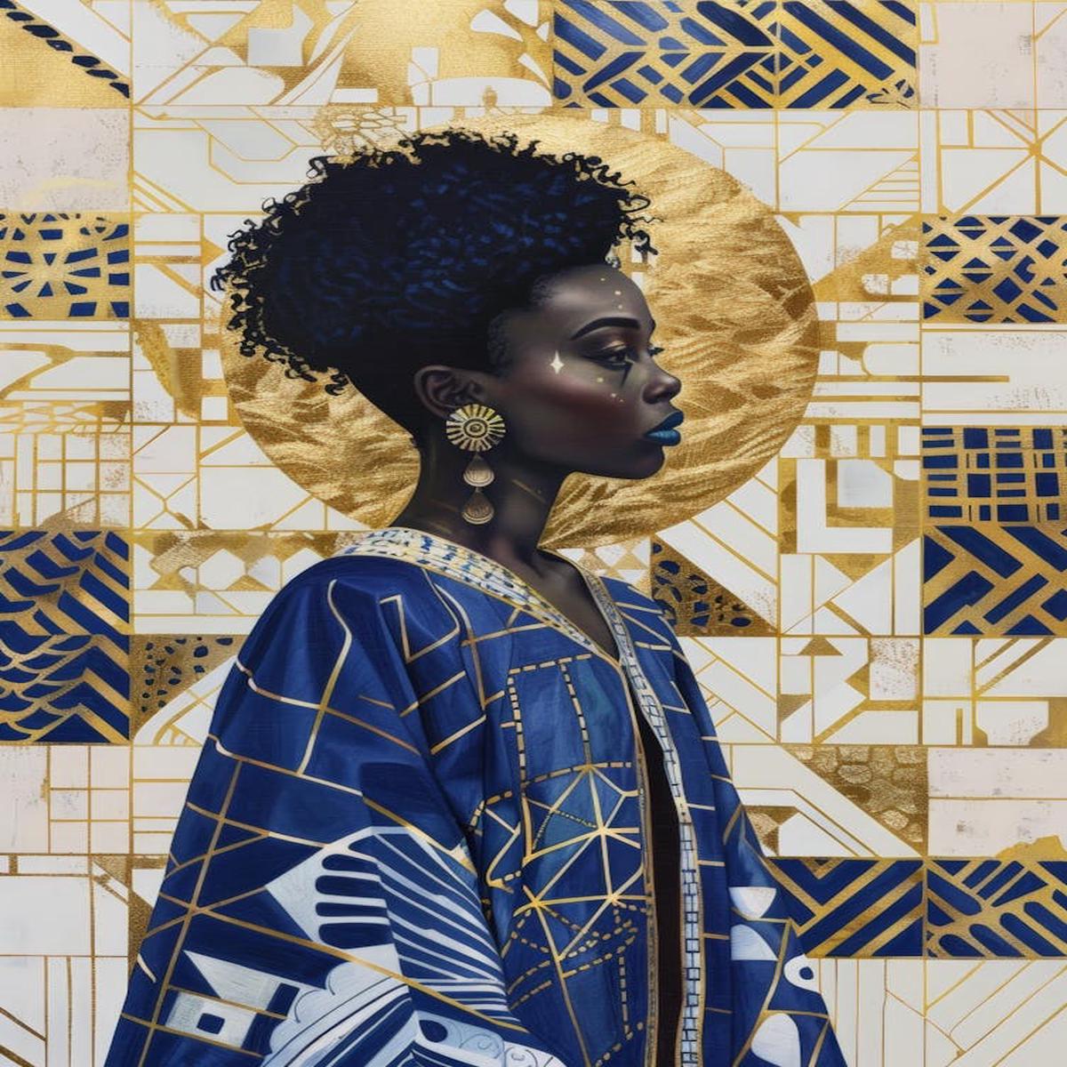 'A Woman In Blue'
