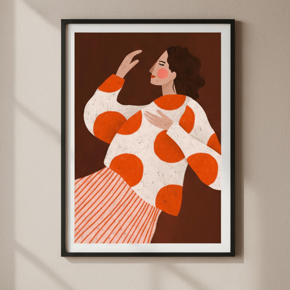 Woman with Dots by Bea Muller
