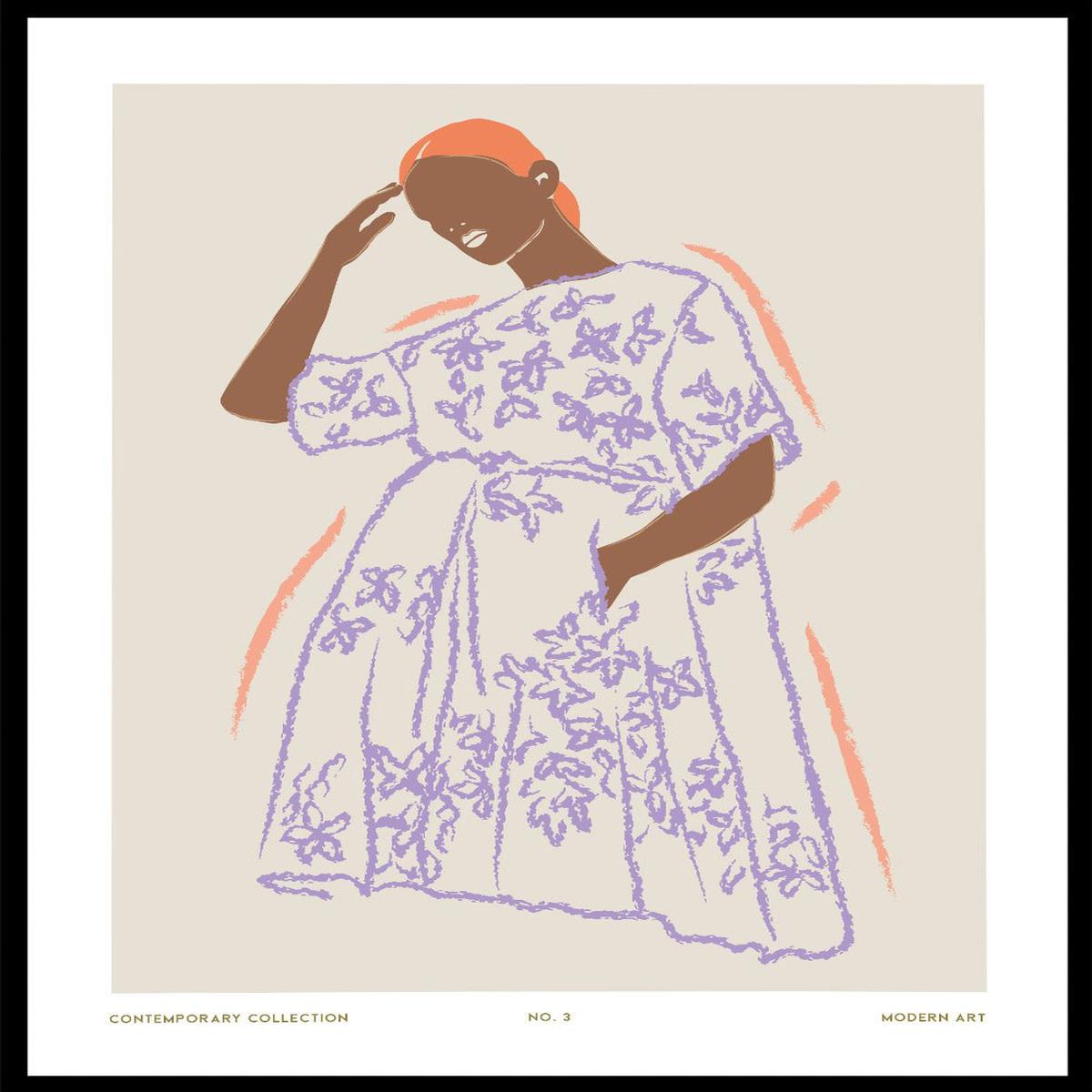 'Light & Lilac' Aesthetic Art Print