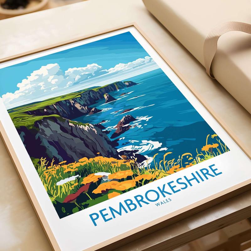 Pembrokeshire Travel Poster
