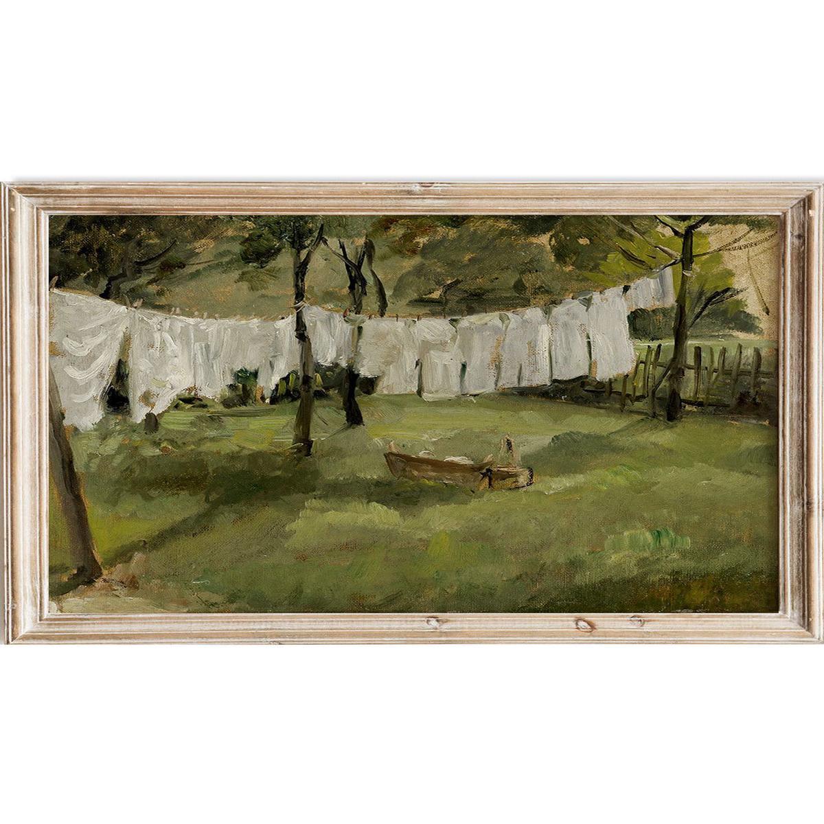 "Clothesline" Art Print