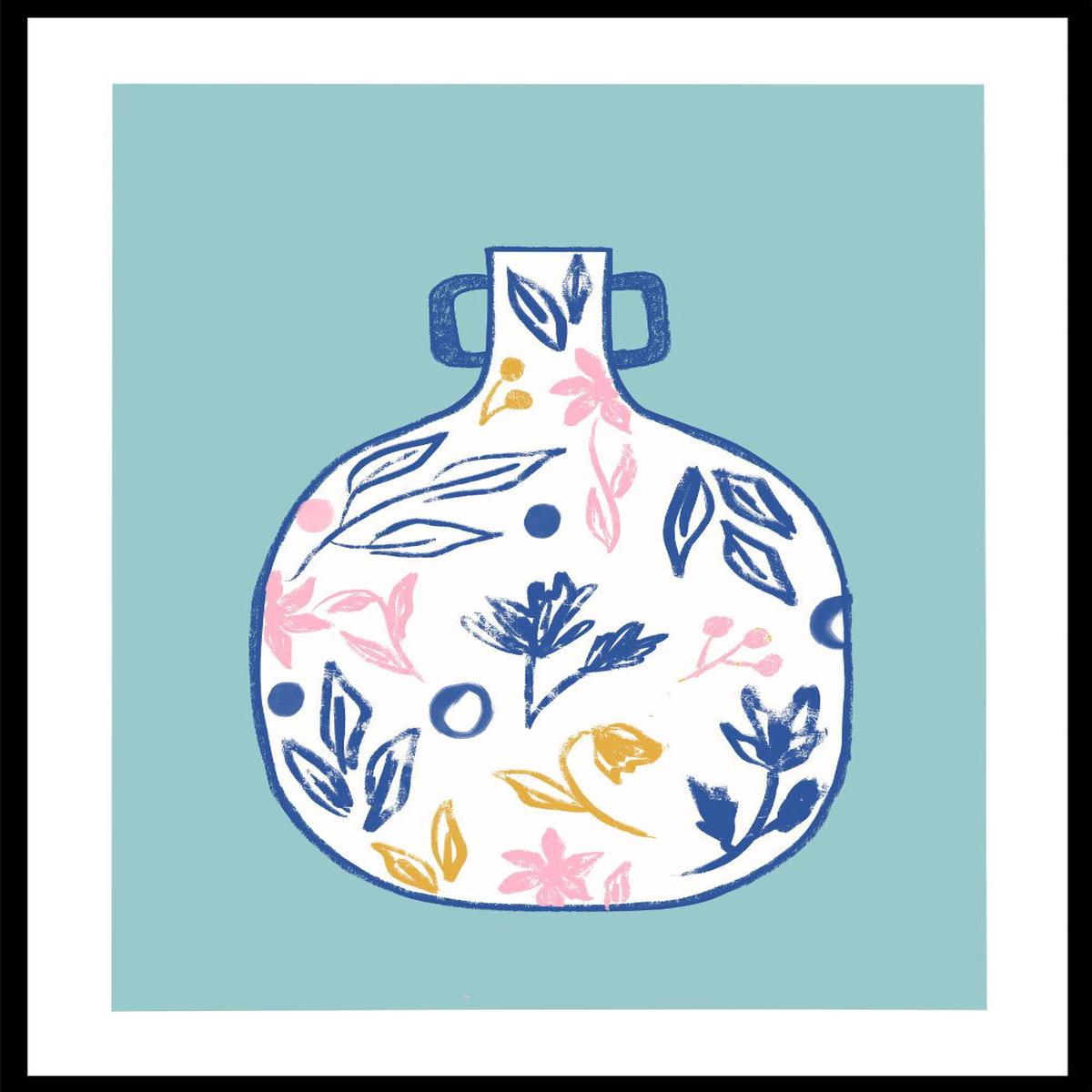 'Floral Vase' Aesthetic Art Print