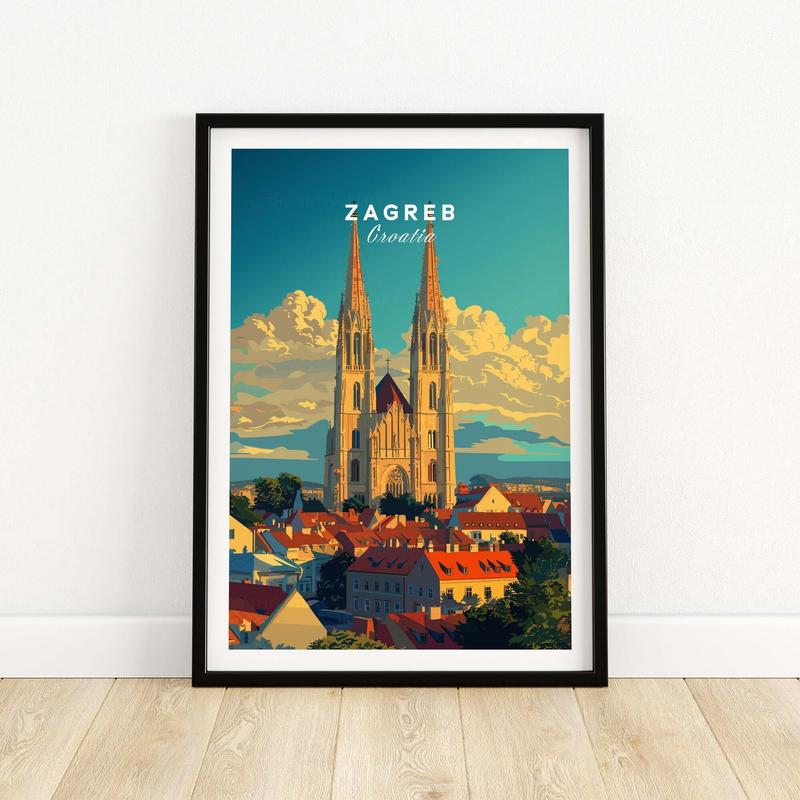 Zagreb Croatia Poster