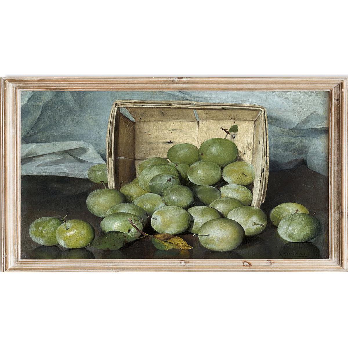 "Green Plums" Art Print