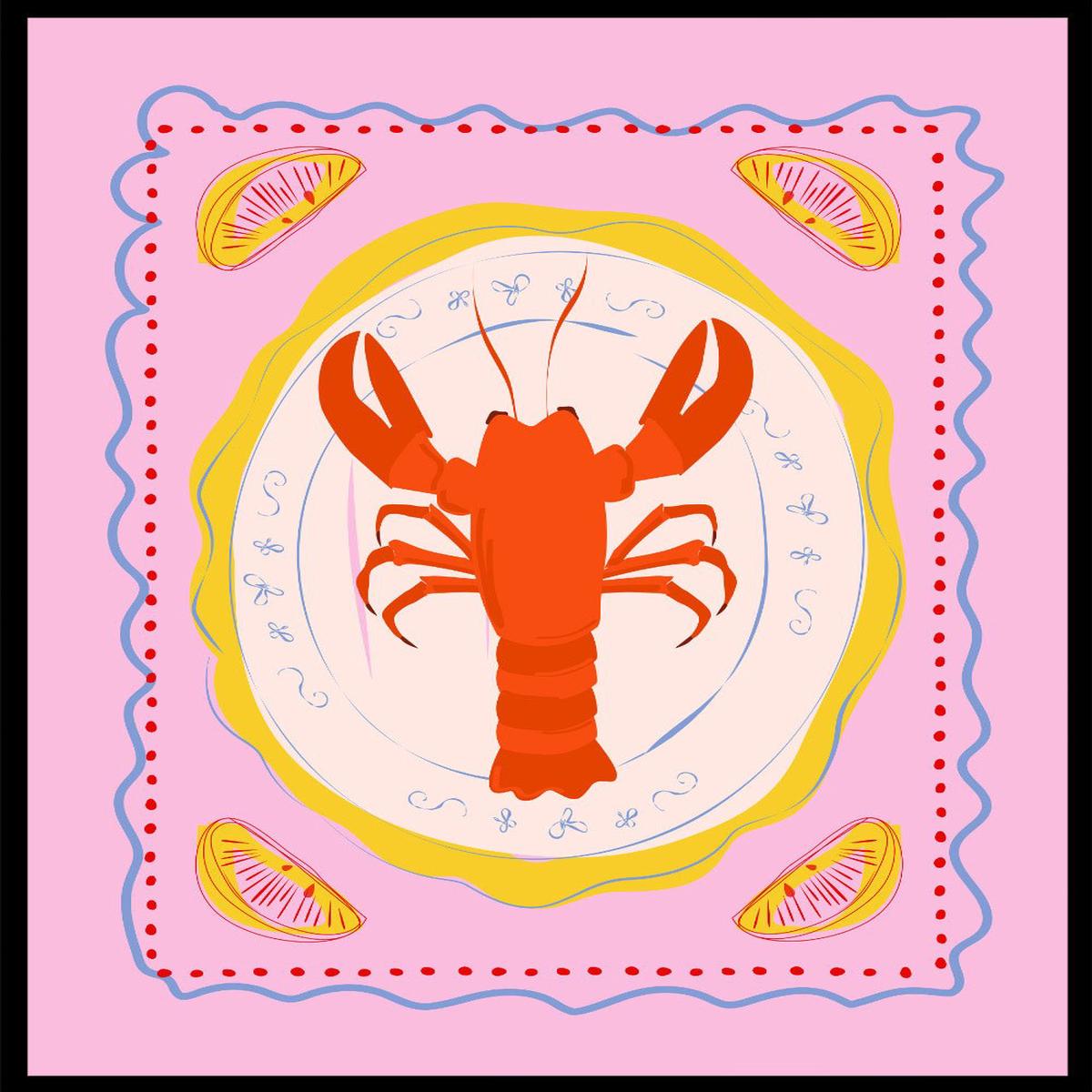 'Seafood Special' Aesthetic Art Print