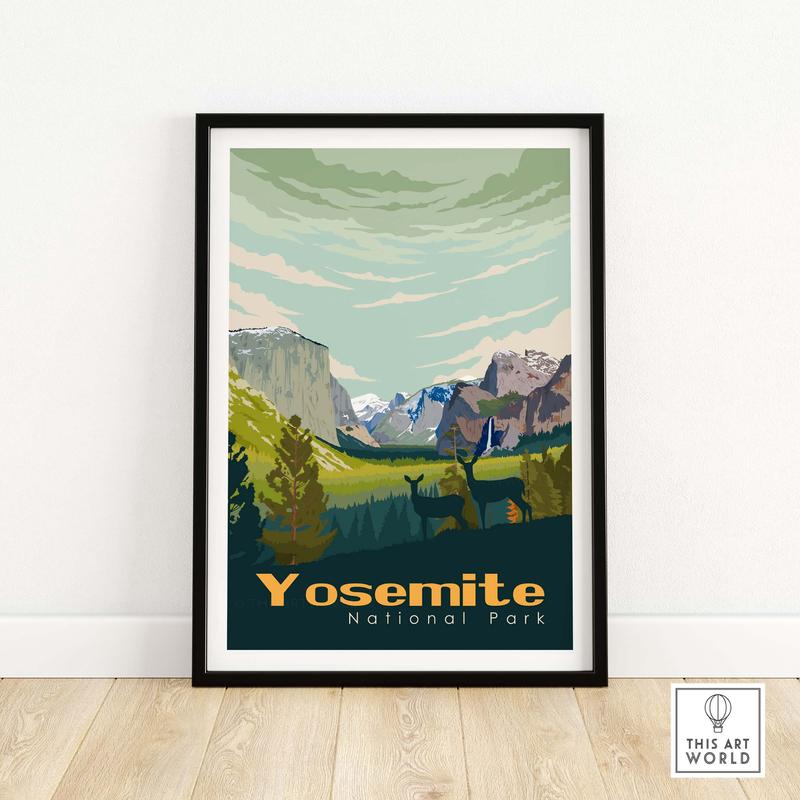 Yosemite National Park Poster
