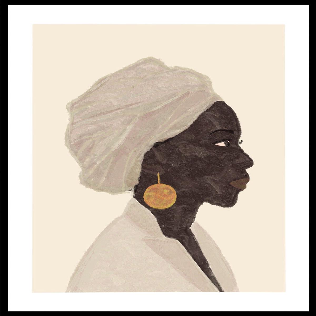 'Golden Earring' Aesthetic Art Print