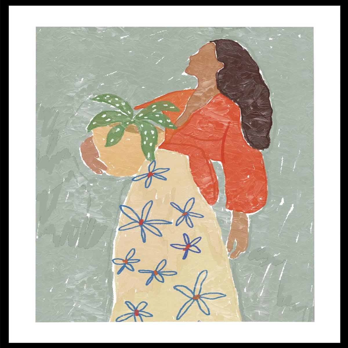 'The Plant Keeper' Aesthetic Art Print