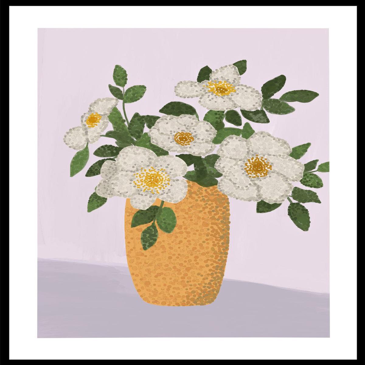 'Yellow Vase' Aesthetic Art Print