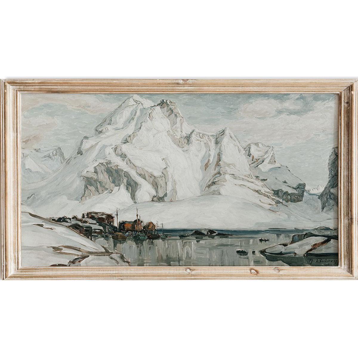 "After the Massacre. Study from North Norway" Art Print