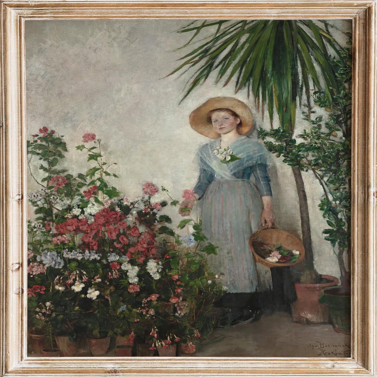 "In the Orangery" Art Print