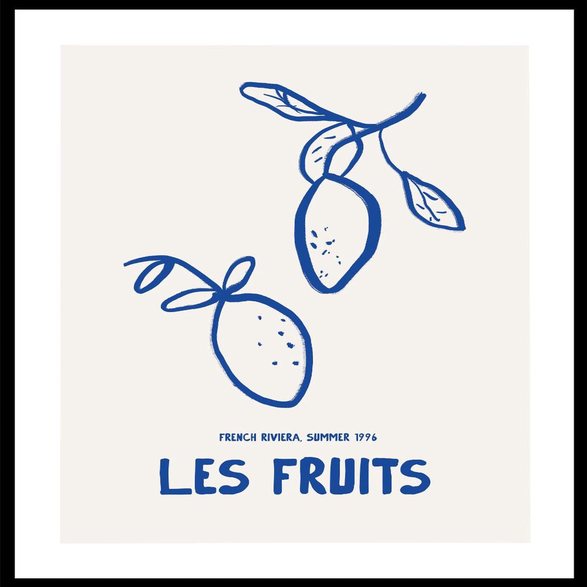 'Les Fruits' Aesthetic Art Print