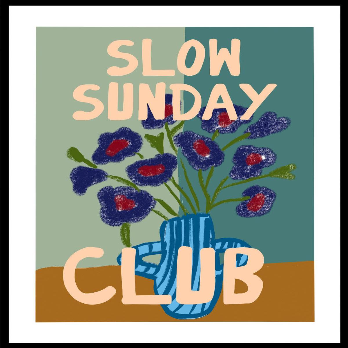 'Sunday in Violet' Aesthetic Art Print