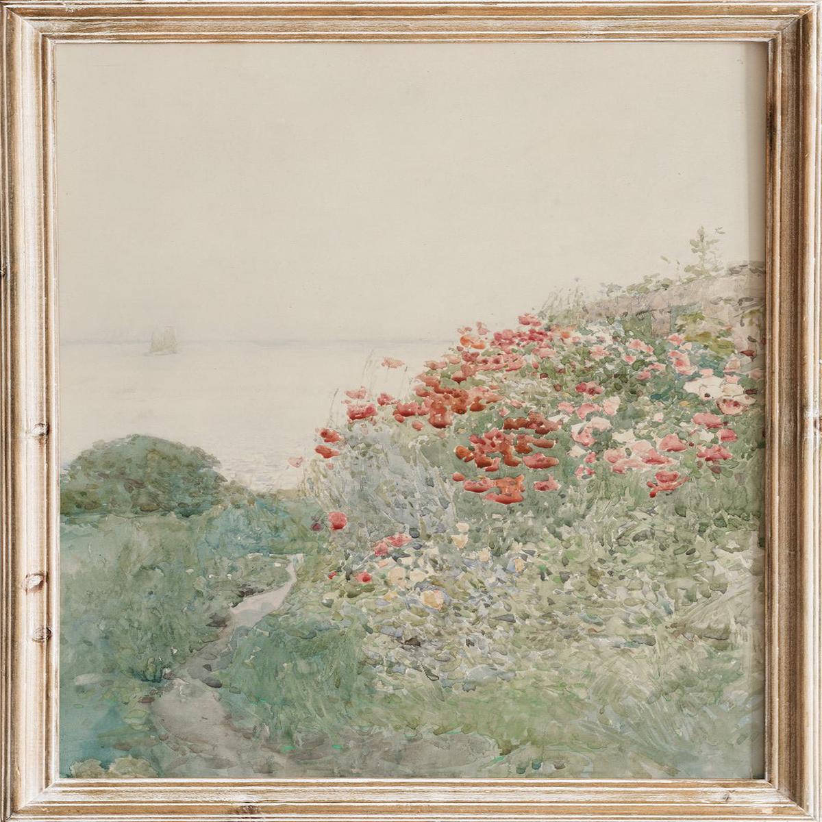 "Field of Poppies, Isles of Shoals" Art Print