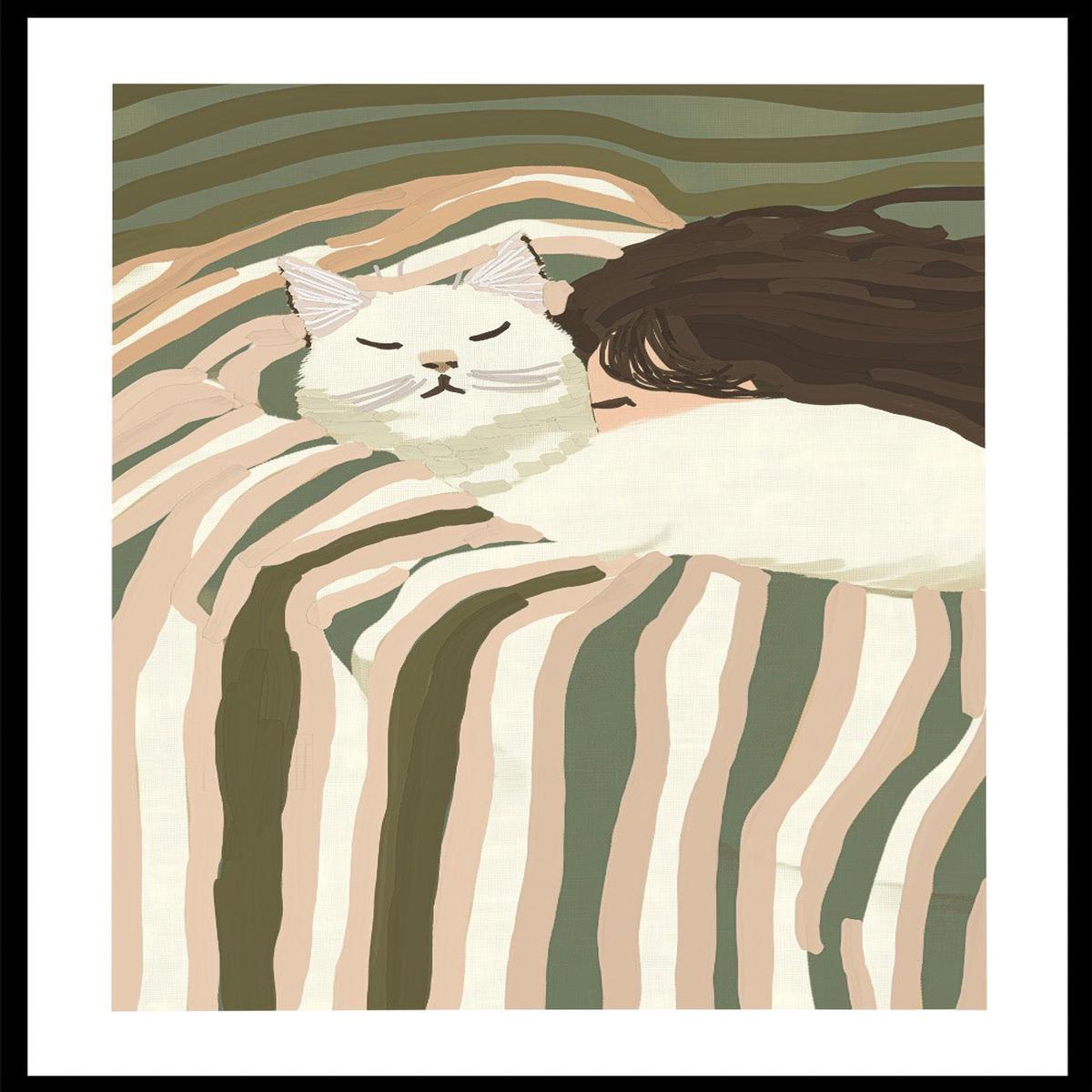 'Afternoon Nap' Aesthetic Art Print