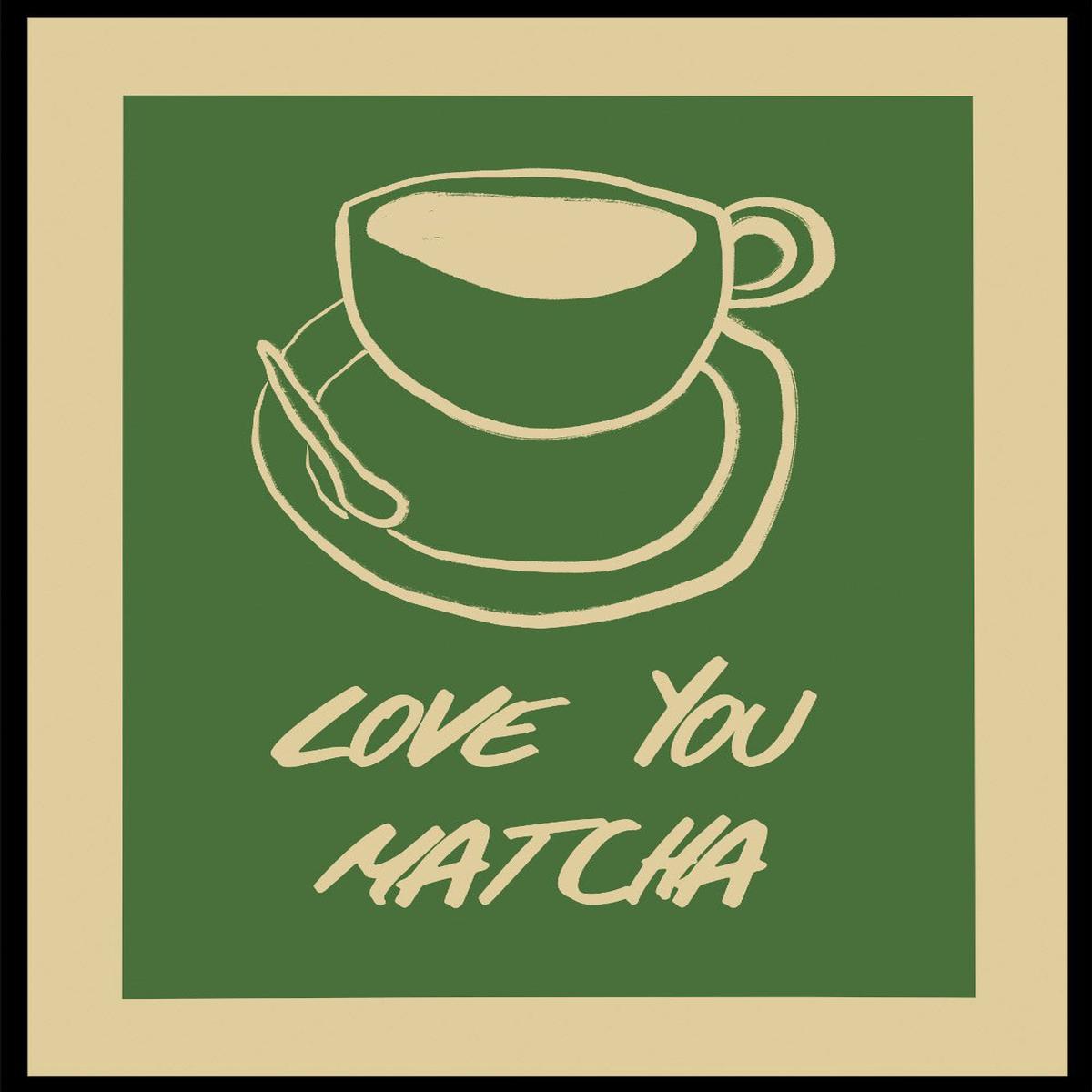 'Love You Matcha' Aesthetic Art Print