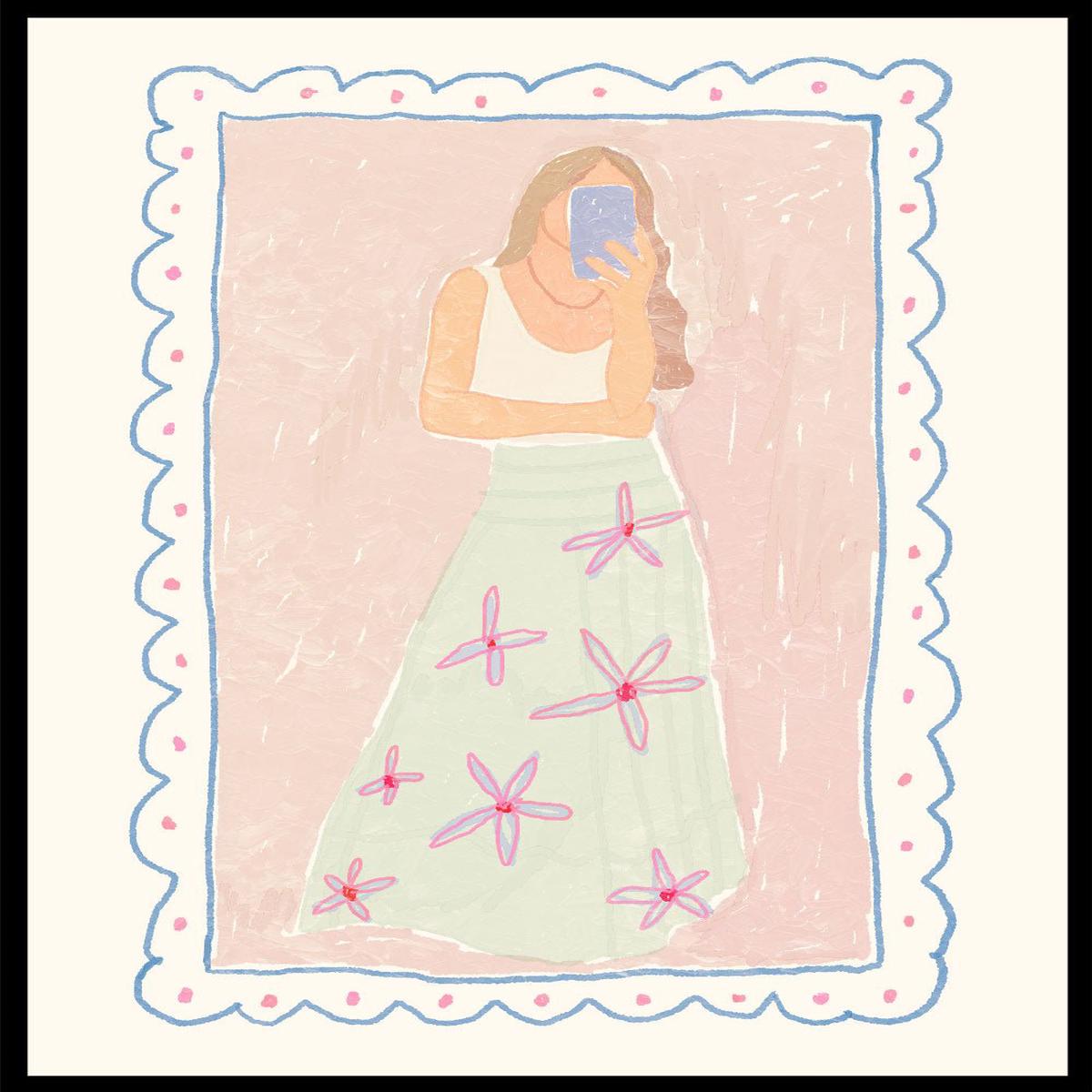 'Fit Check' Aesthetic Art Print