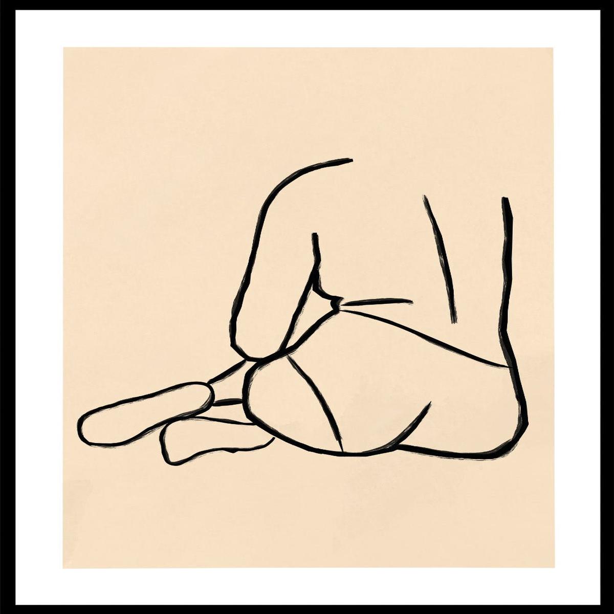 'Still Figure' Aesthetic Art Print