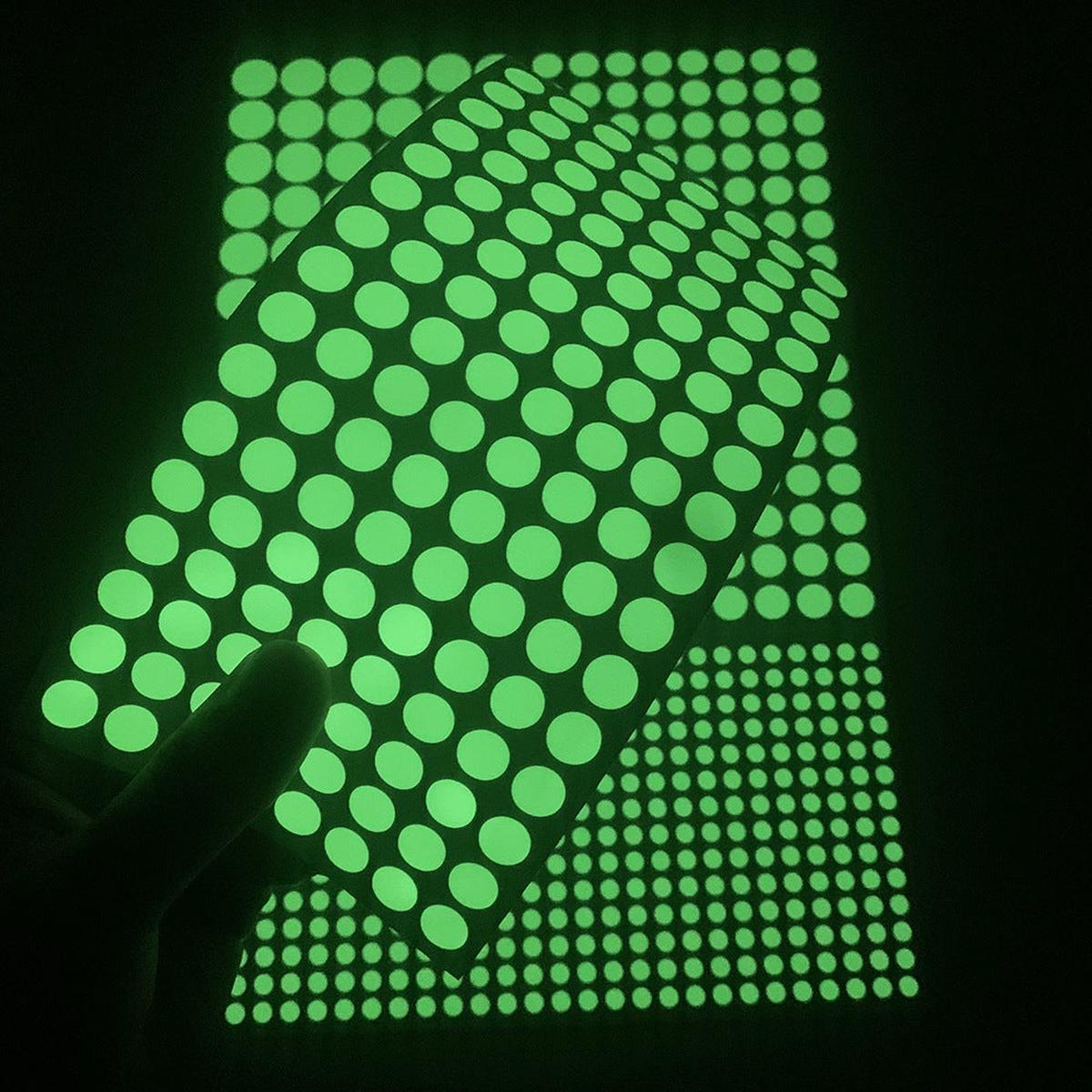 392 Glow-in-Dark Dot Stickers  DIY Wall Decor Set