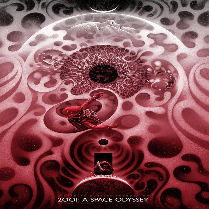 2001: A Space Odyssey (Variant) Poster